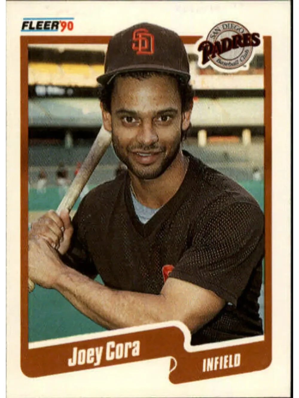 1990 Joey Cora Fleer Baseball Card #154